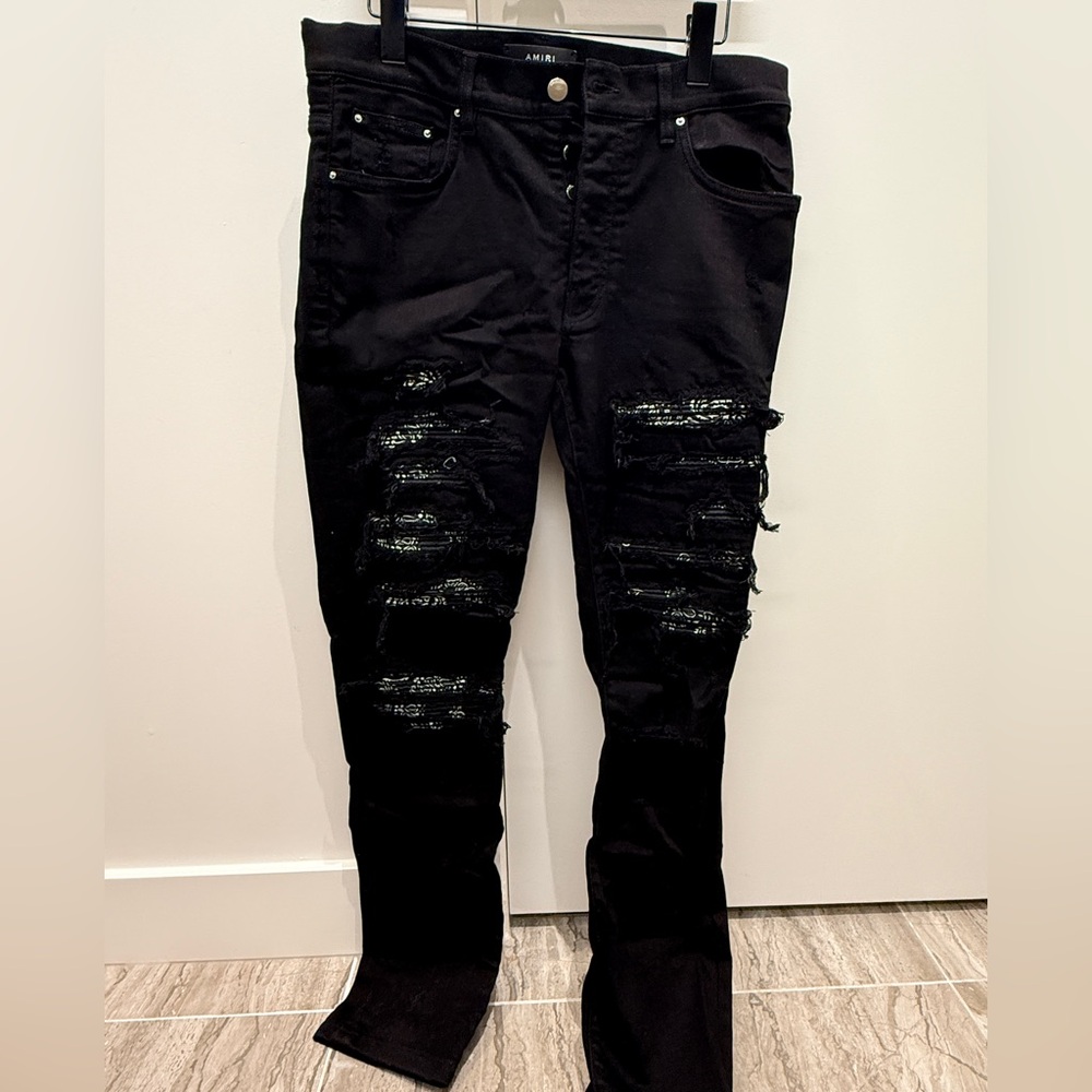 Amiri black jeans